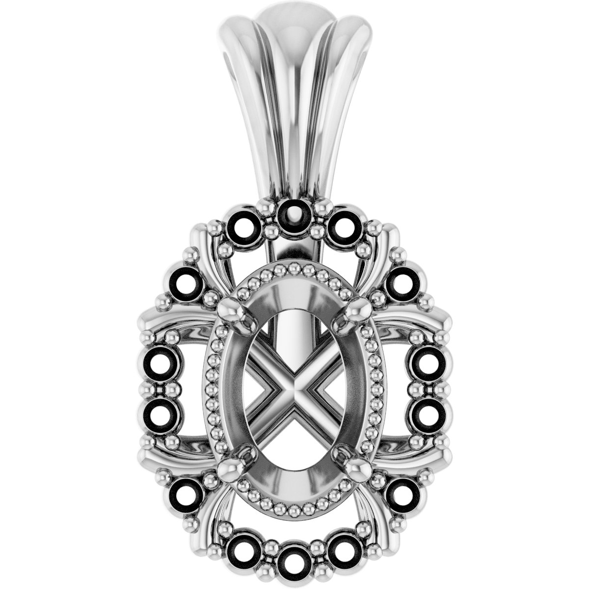 Halo-Style Pendant
