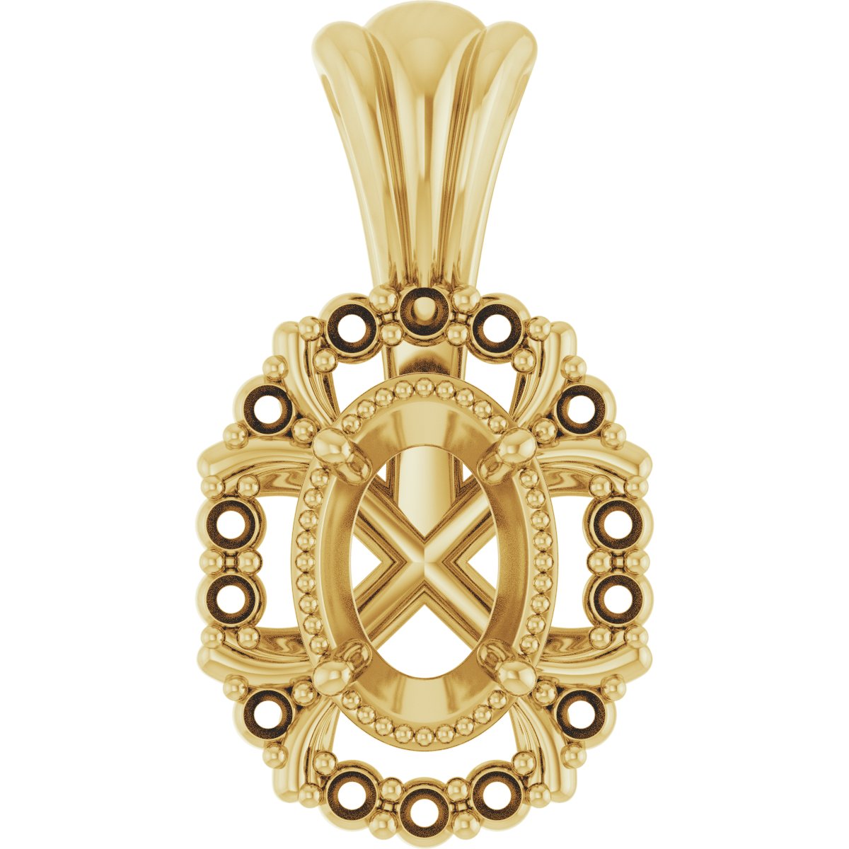 Halo-Style Pendant