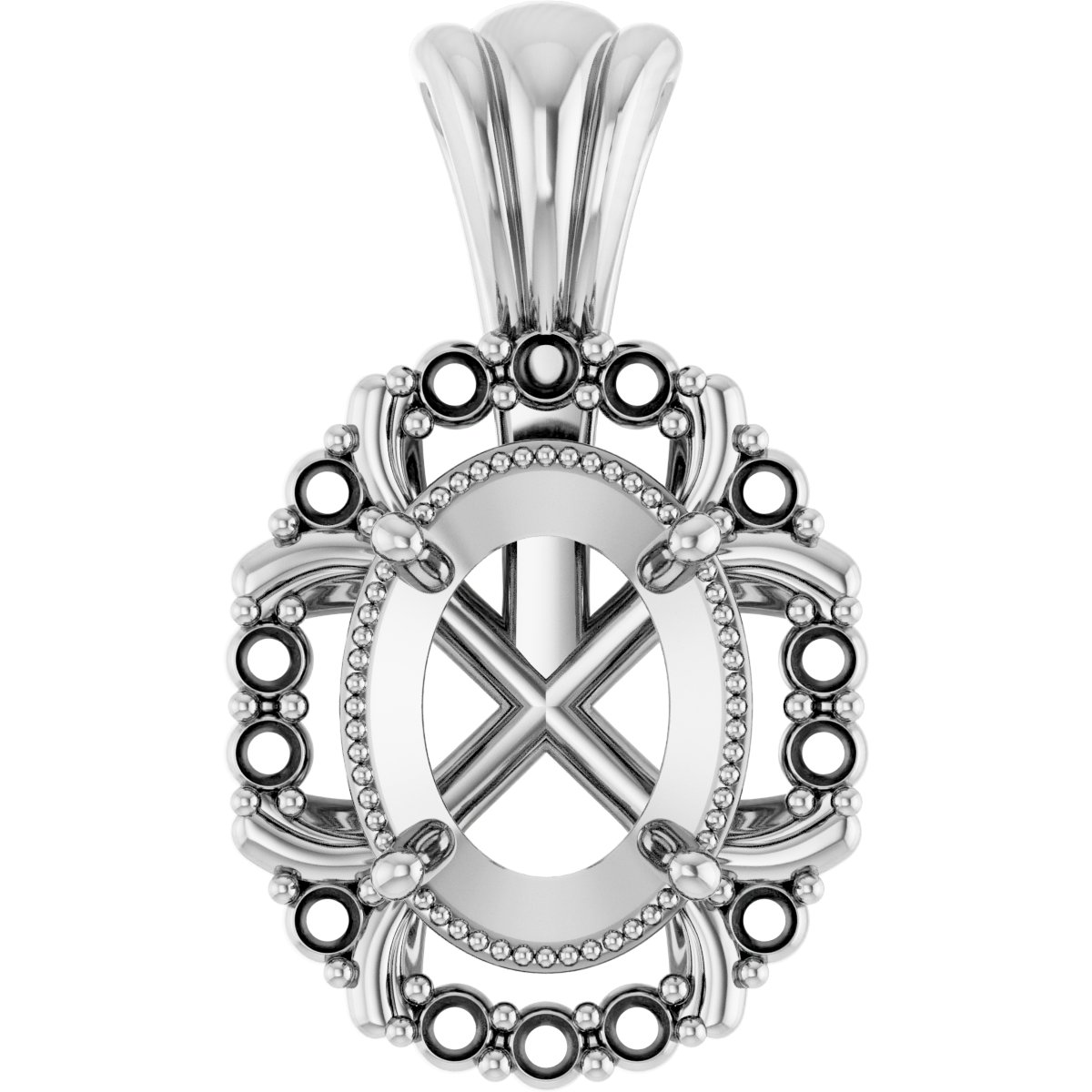 Halo-Style Pendant