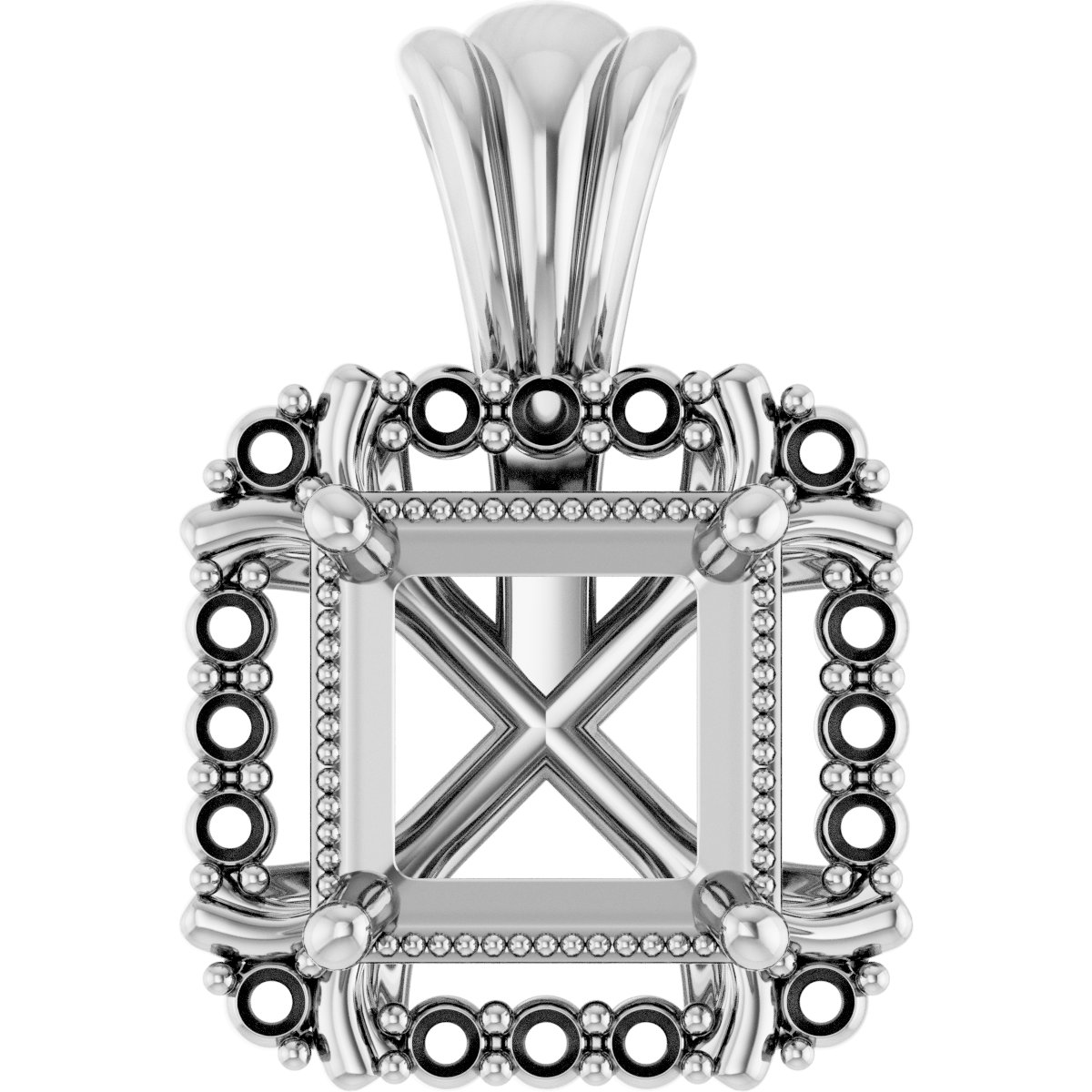 Halo-Style Pendant