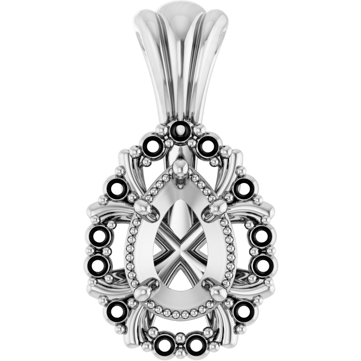 Halo-Style Pendant