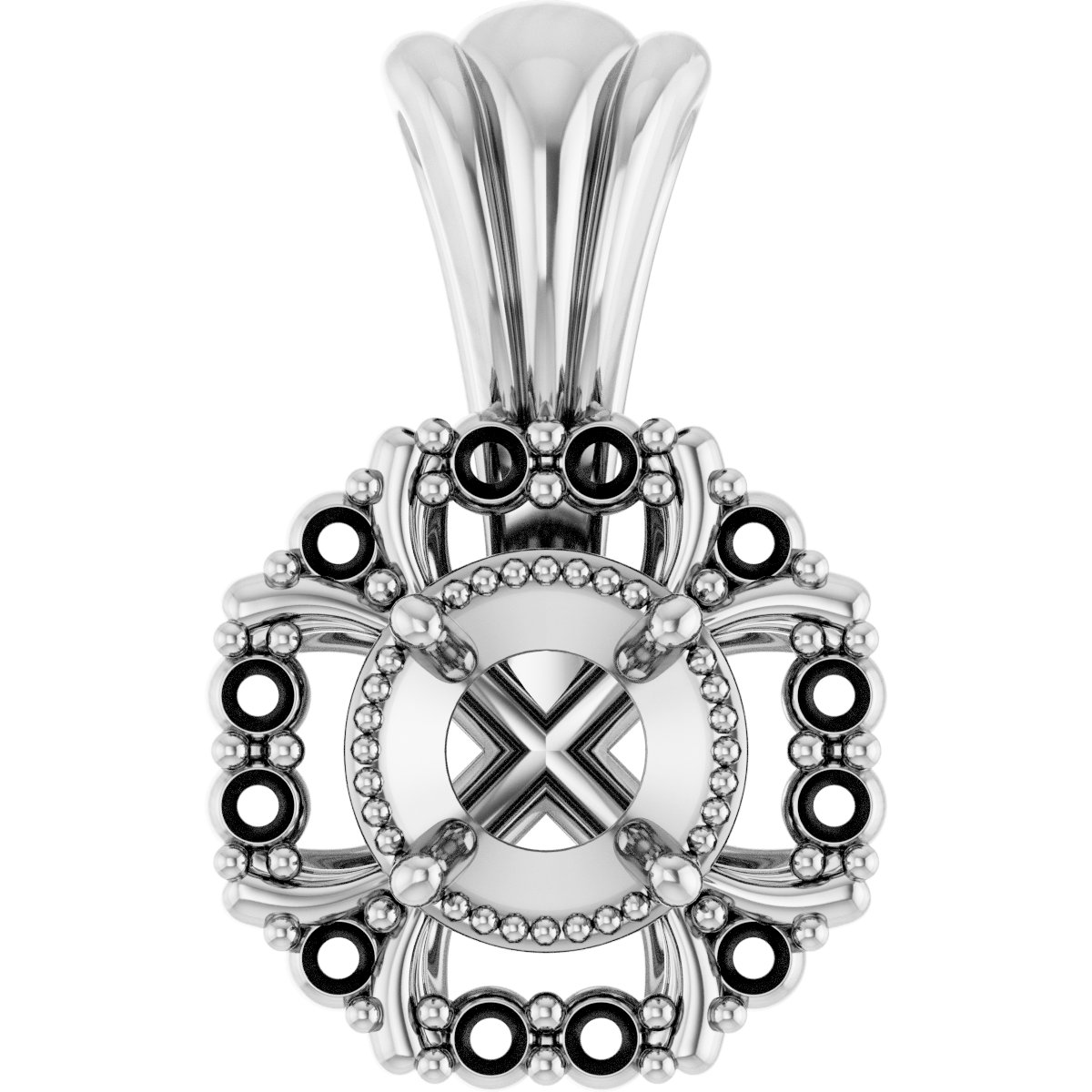14k White Gold