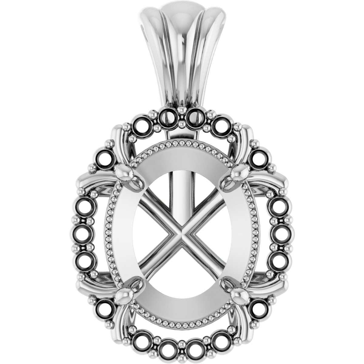 Halo-Style Pendant