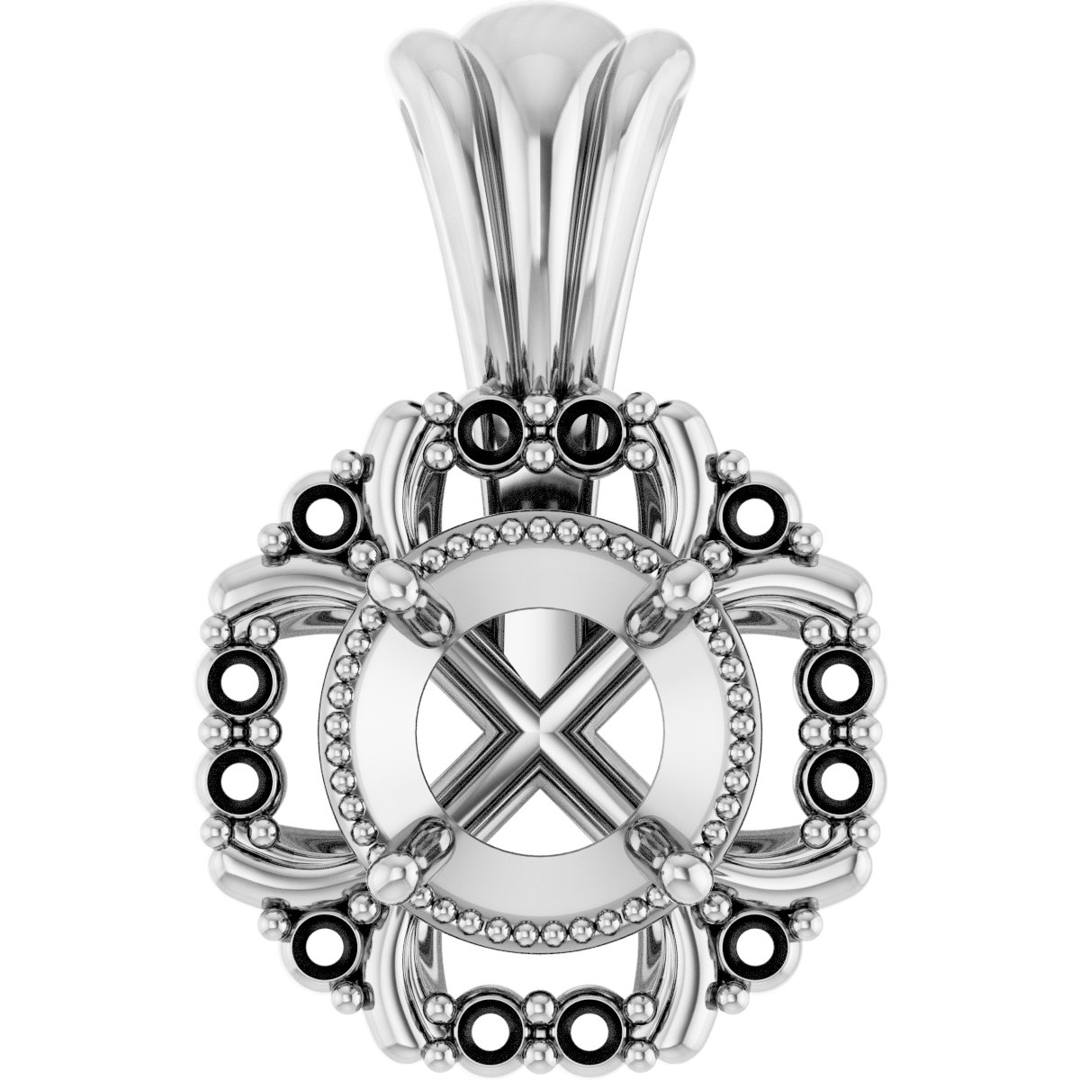 Halo-Style Pendant