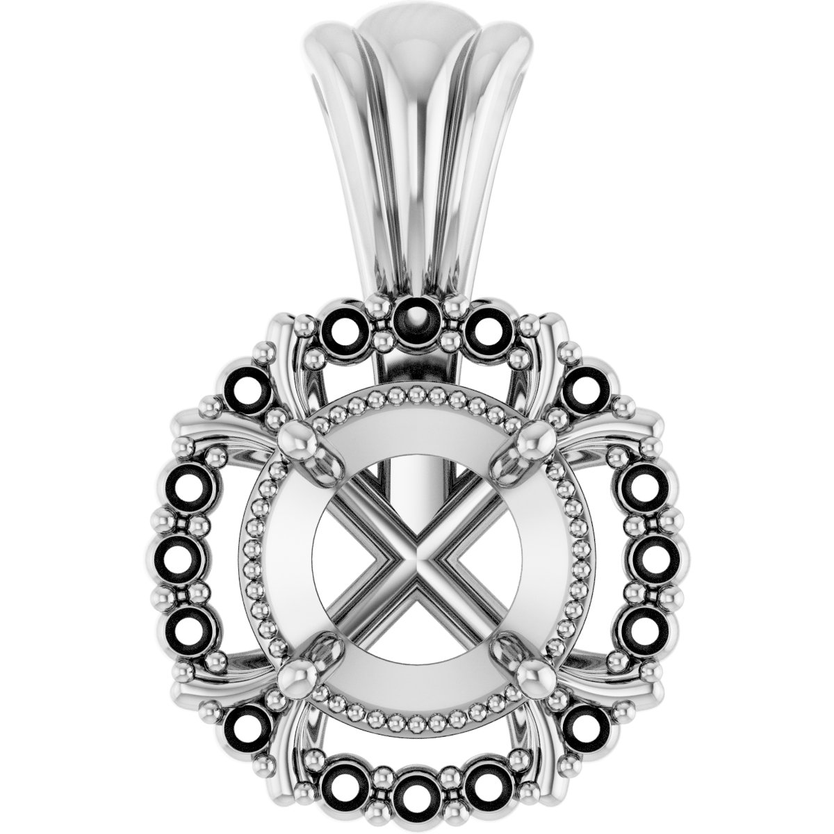 Halo-Style Pendant