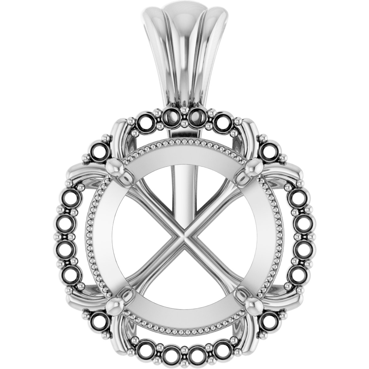 Halo-Style Pendant