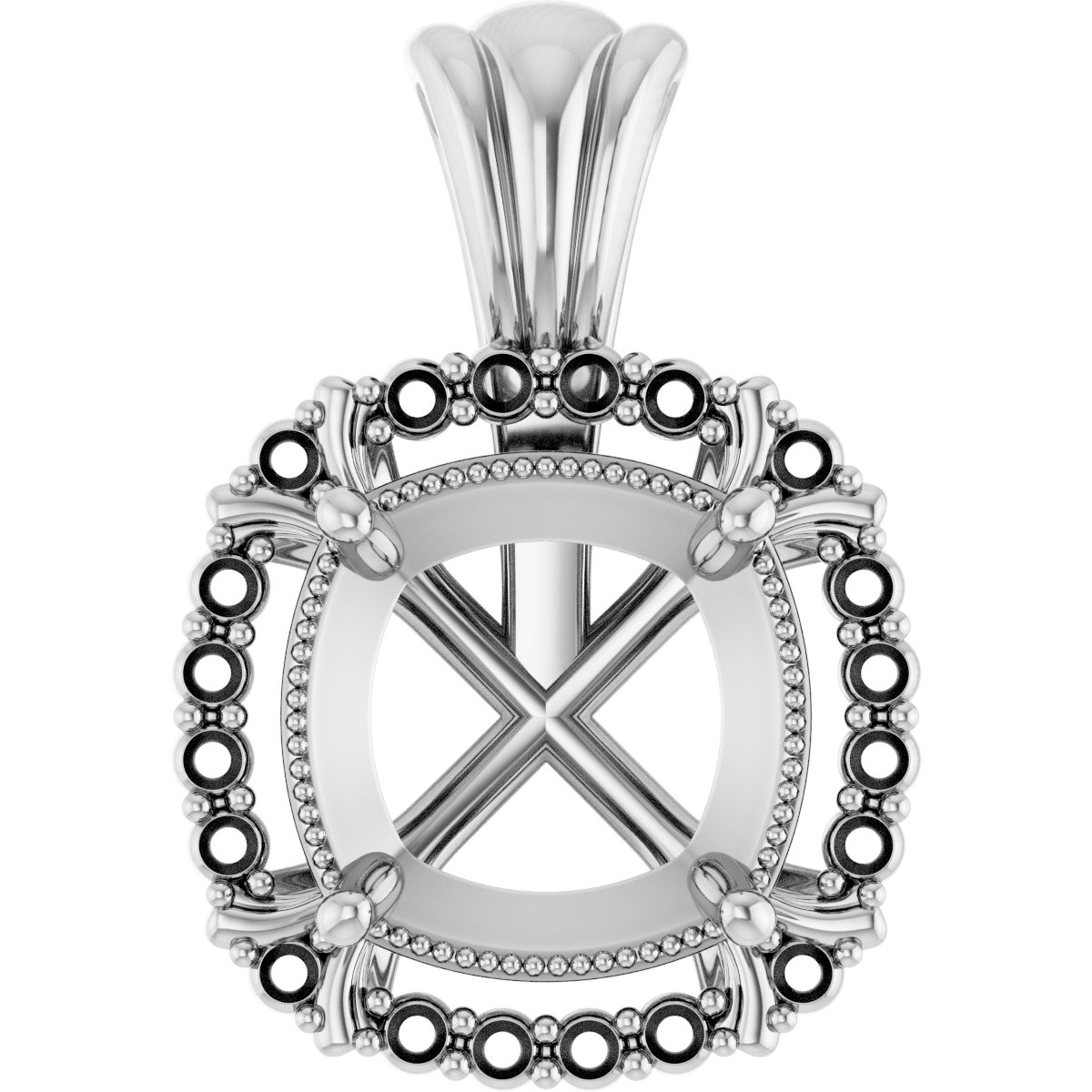 Halo-Style Pendant