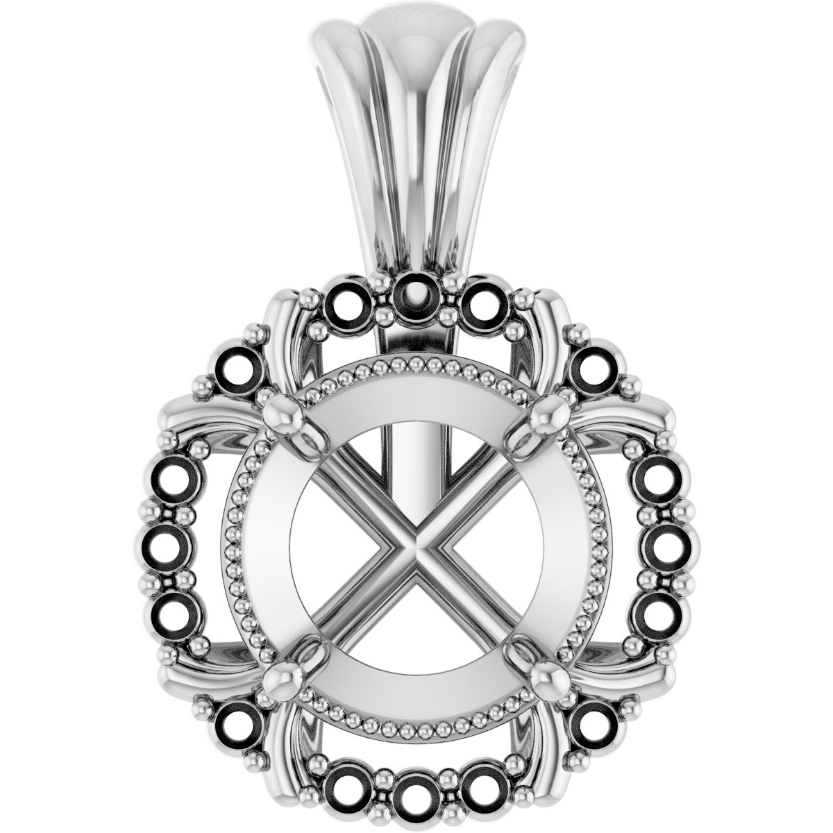 Halo-Style Pendant