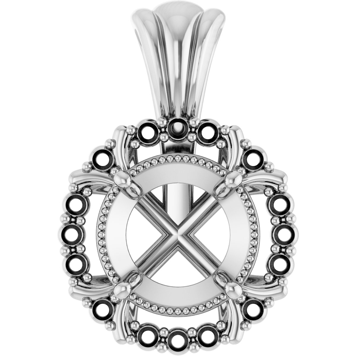 Halo-Style Pendant