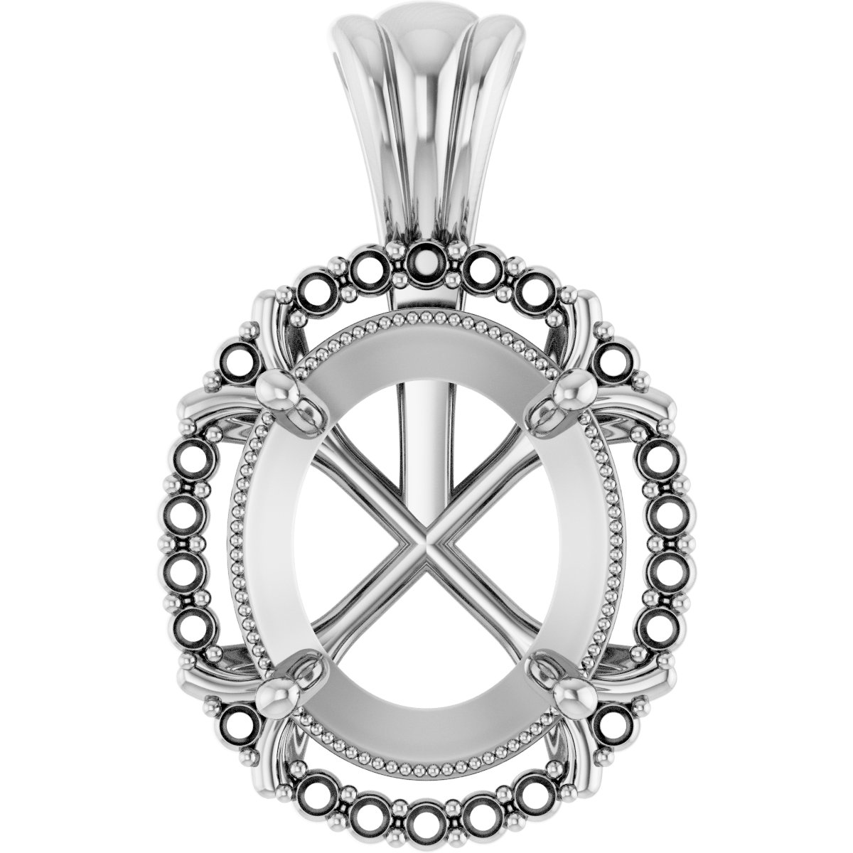 Halo-Style Pendant