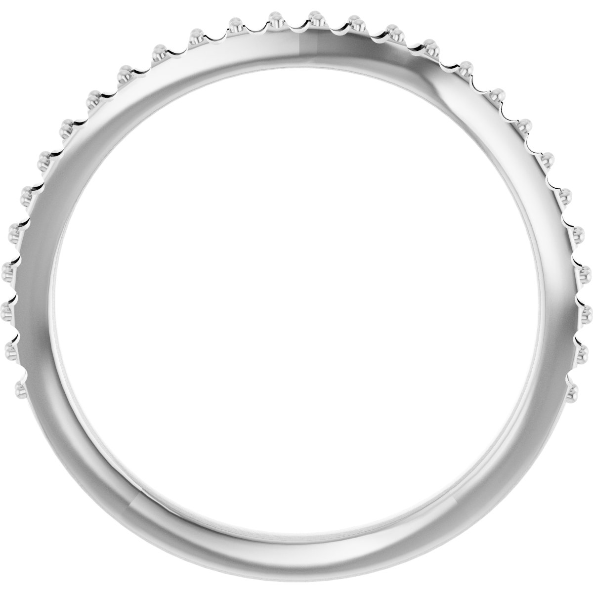 Band Mounting for 4.1 mm Round Ring view 2