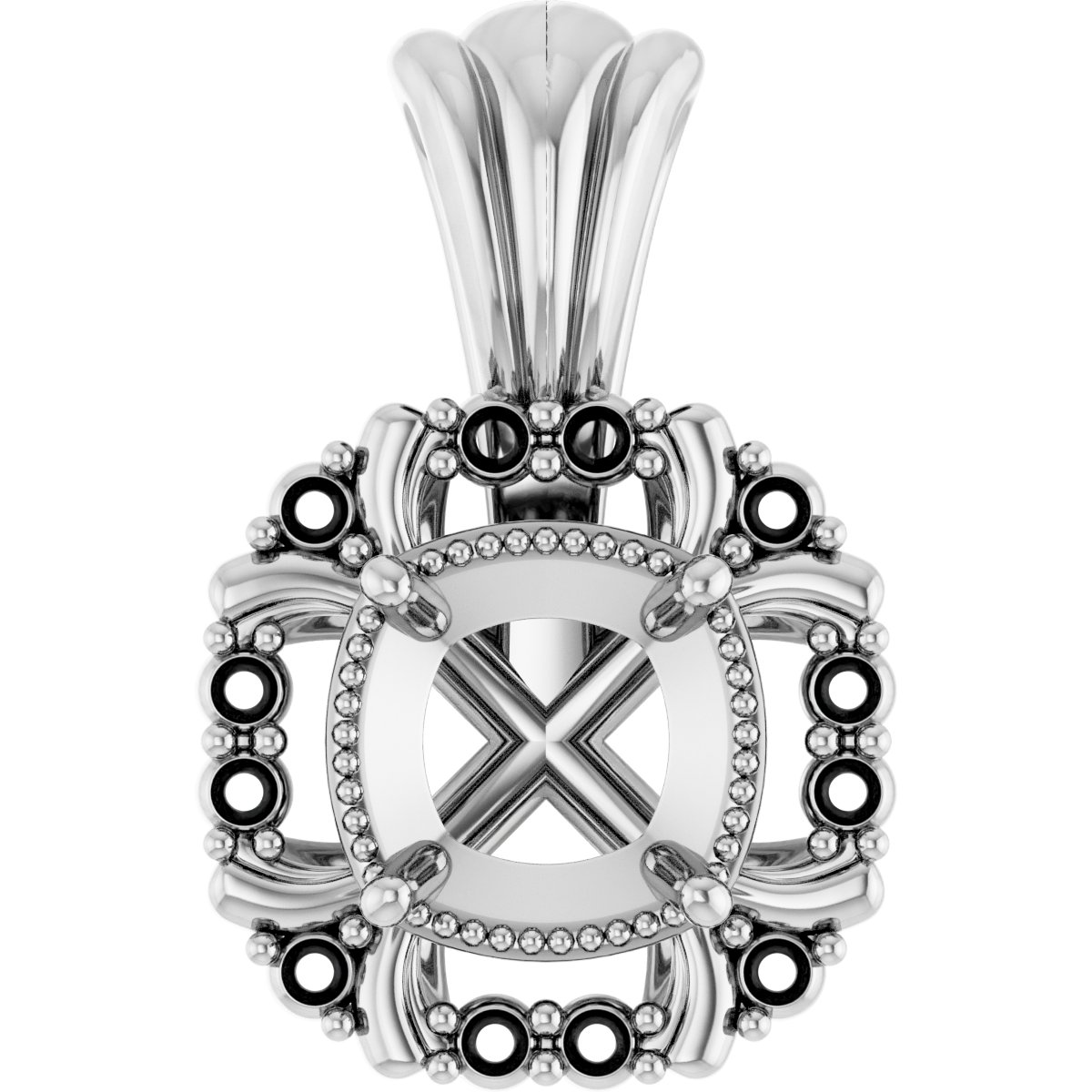 Halo-Style Pendant