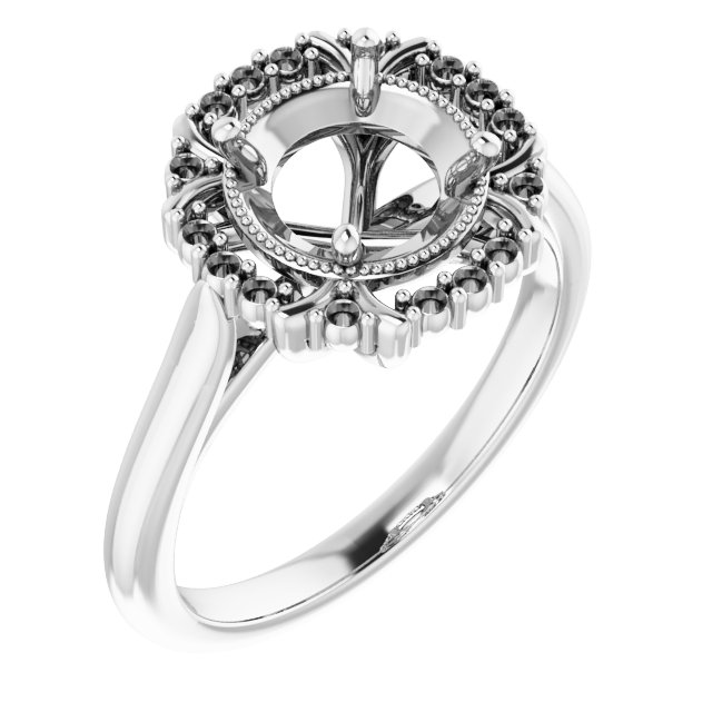 Halo-Style Ring