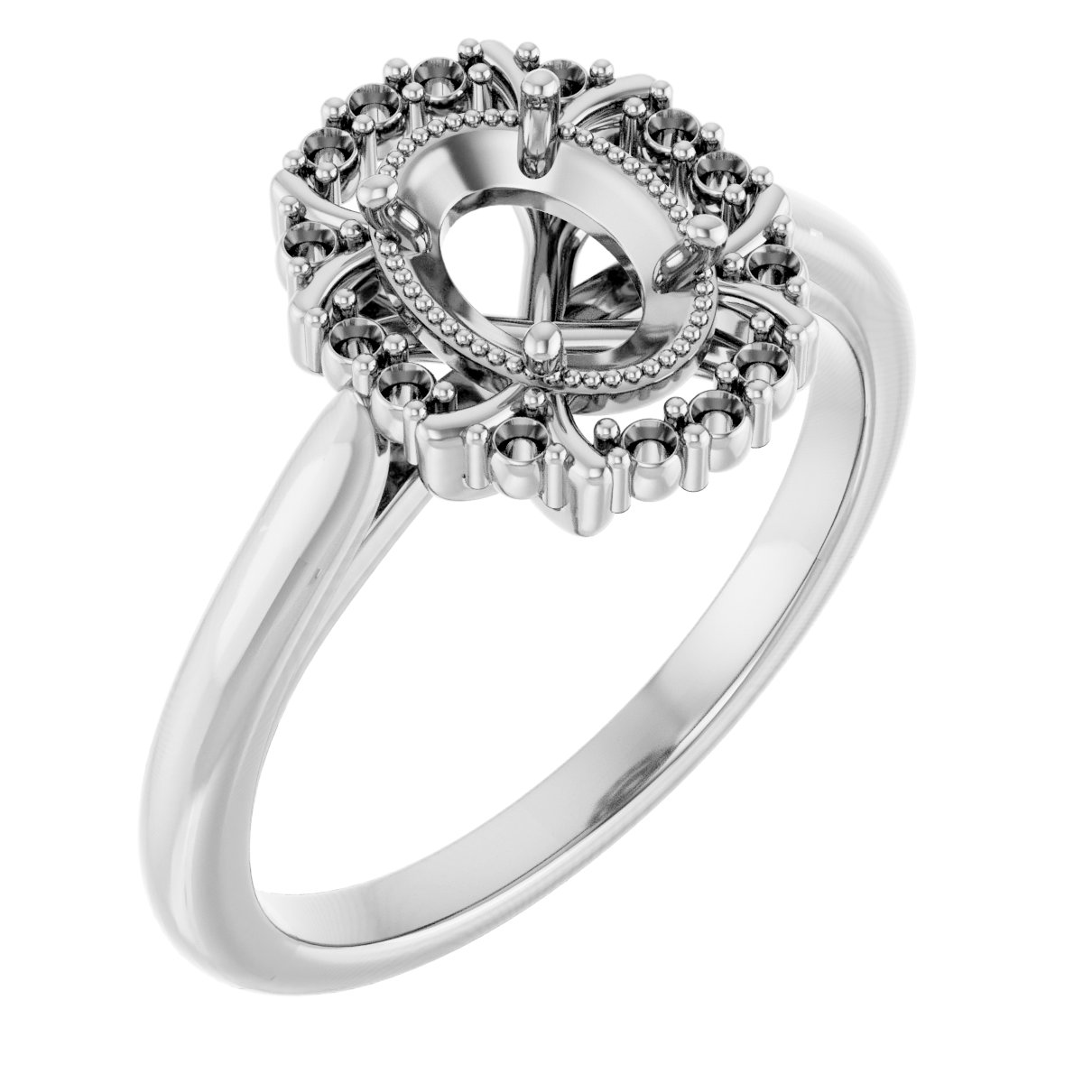 Halo-Style Ring