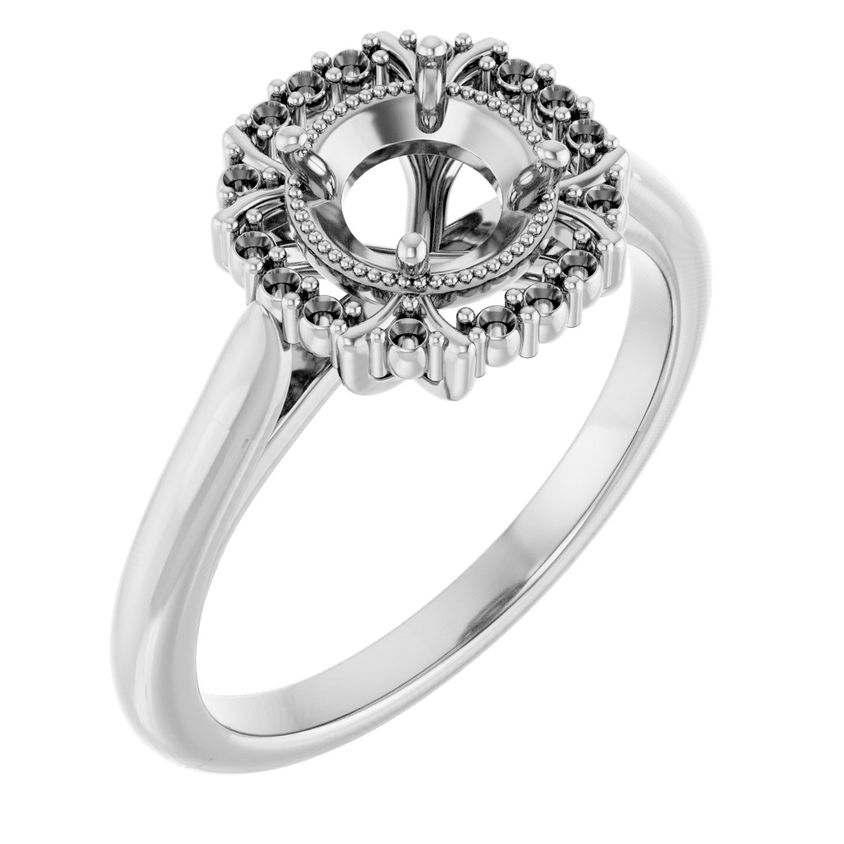 Halo-Style Ring