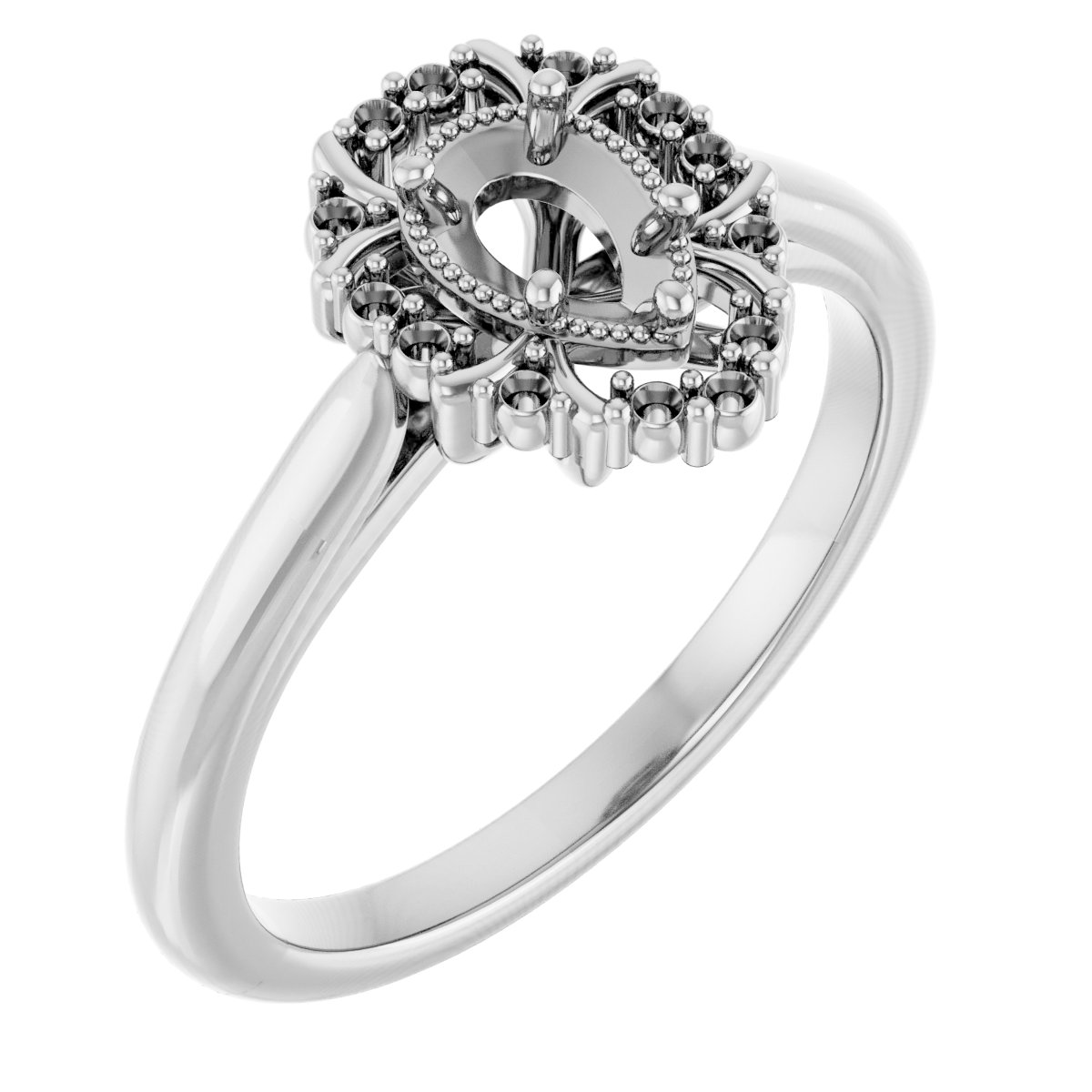 Halo-Style Ring