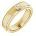 14K Yellow 3 mm Round .10 CTW Men-s Diamond Ring  