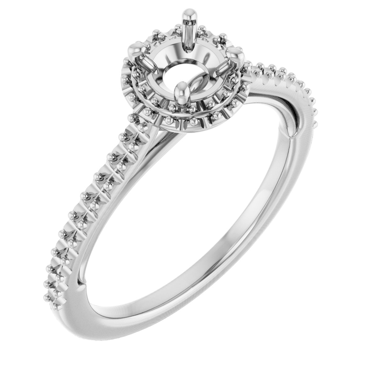 Halo-Style Engagement Ring