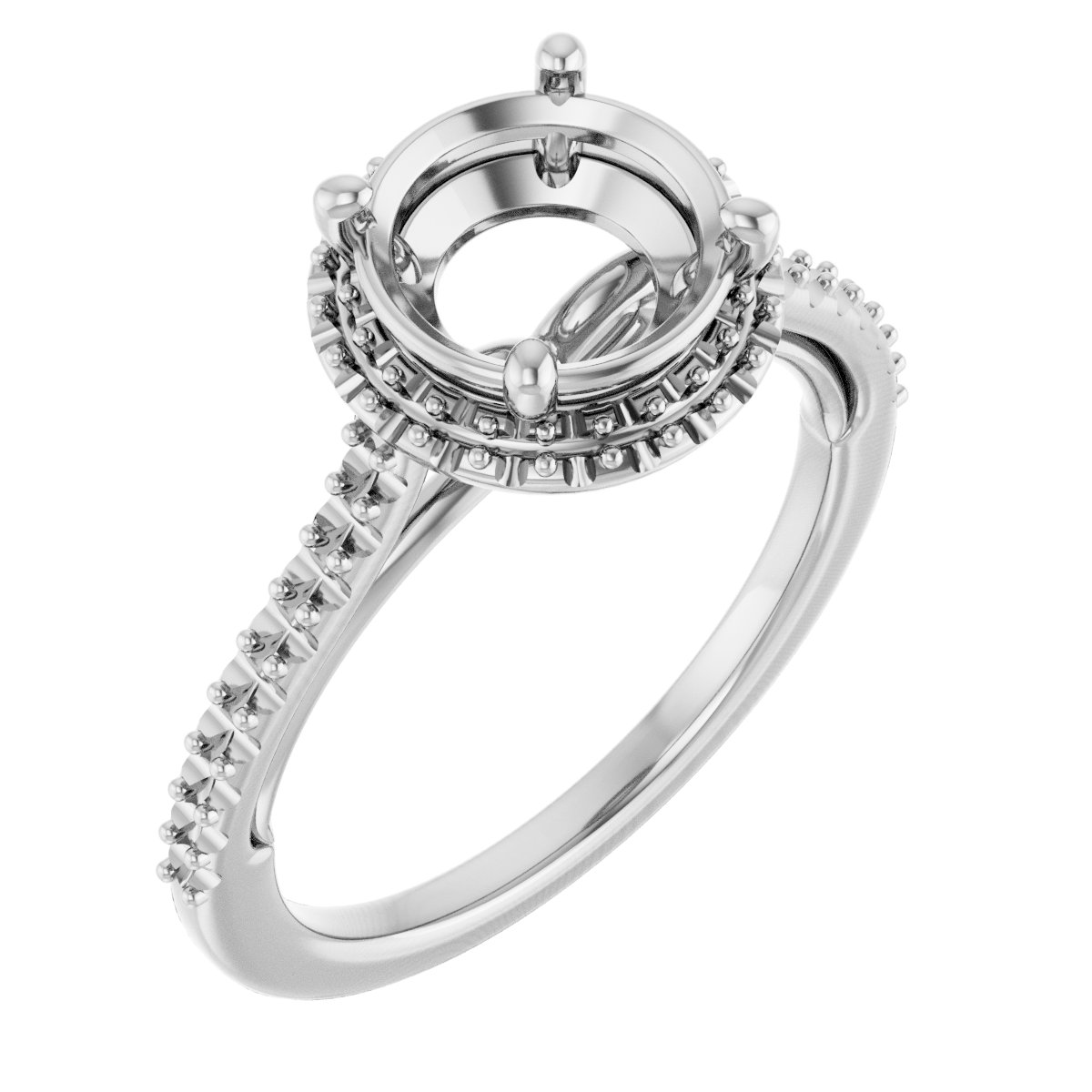 Halo-Style Engagement Ring