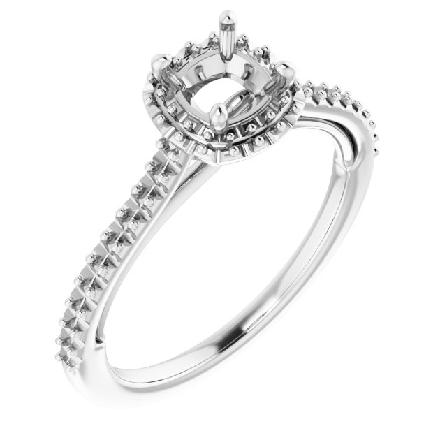 Halo-Style Engagement Ring