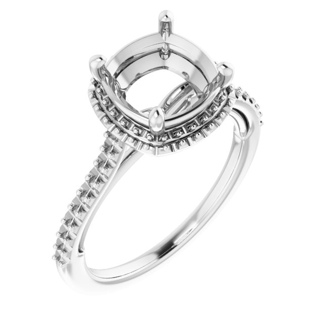 Halo-Style Engagement Ring