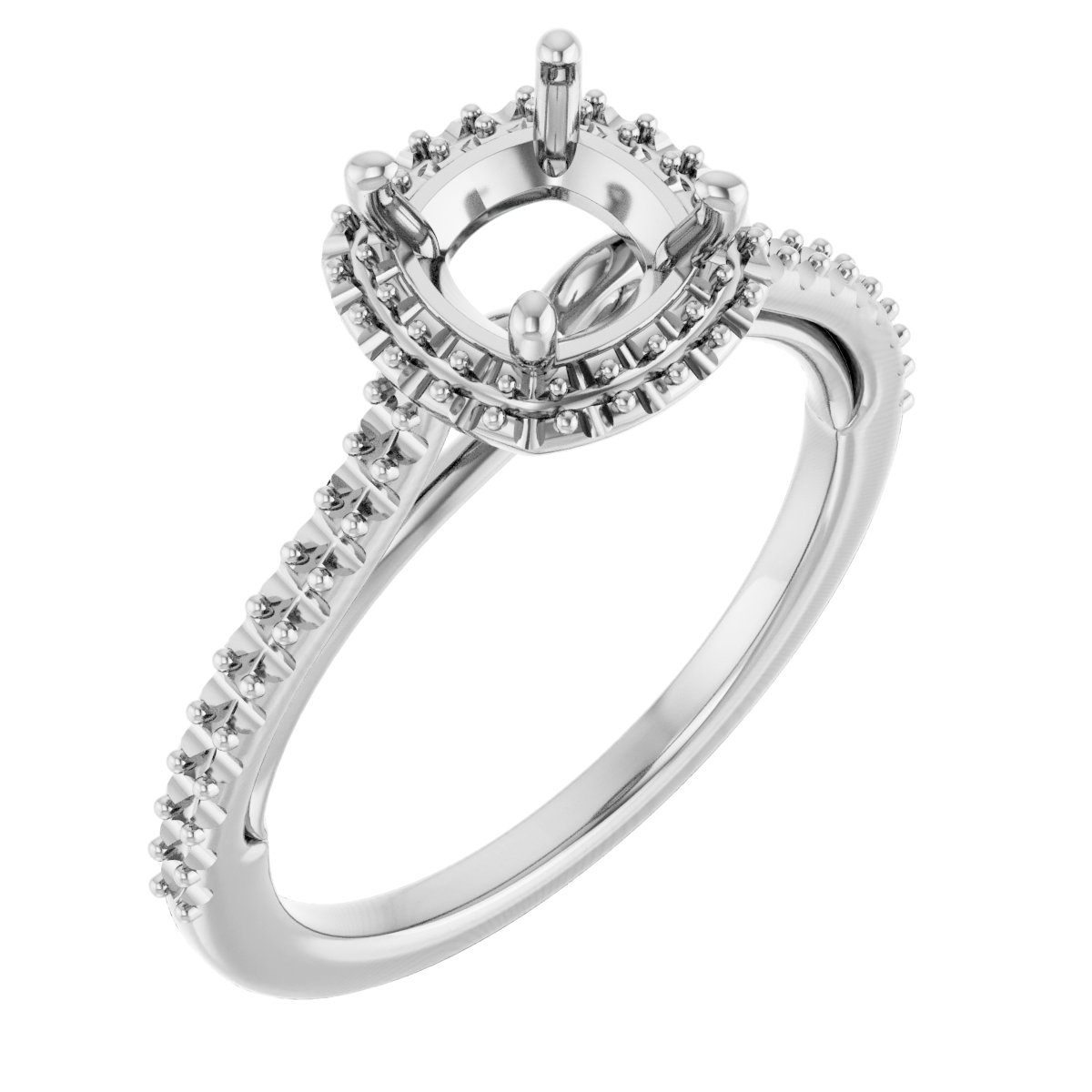 Halo-Style Engagement Ring