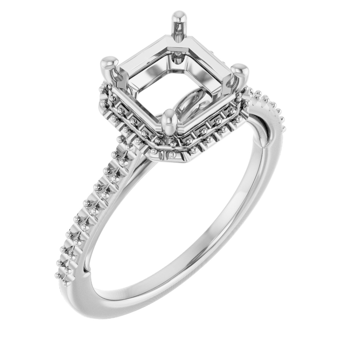Halo-Style Engagement Ring