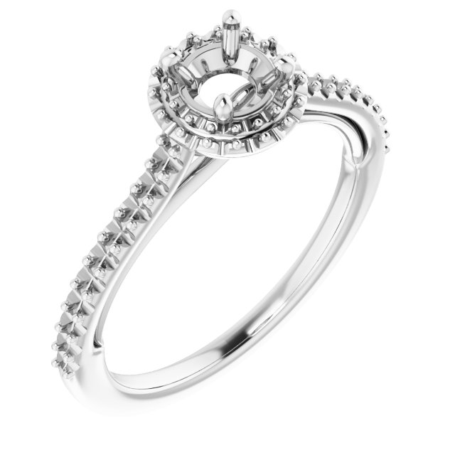 Halo-Style Engagement Ring