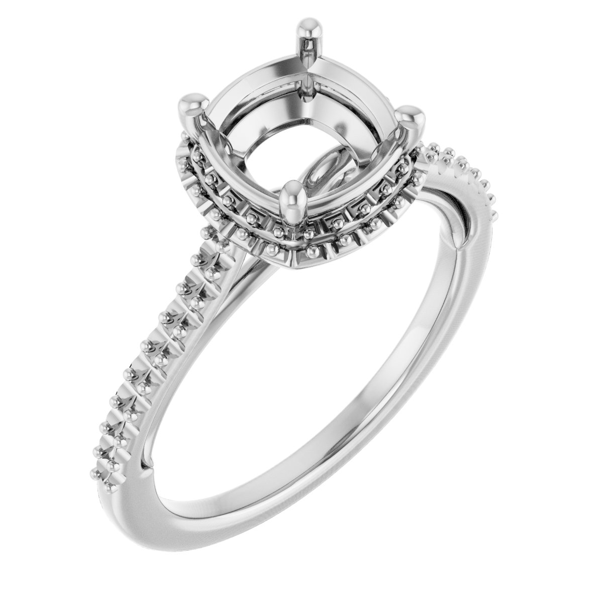 Halo-Style Engagement Ring