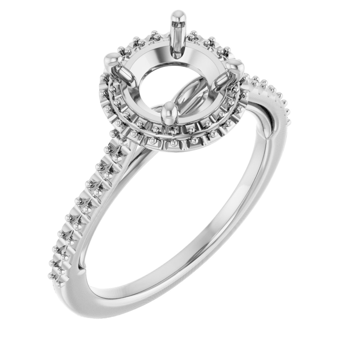 Halo-Style Engagement Ring