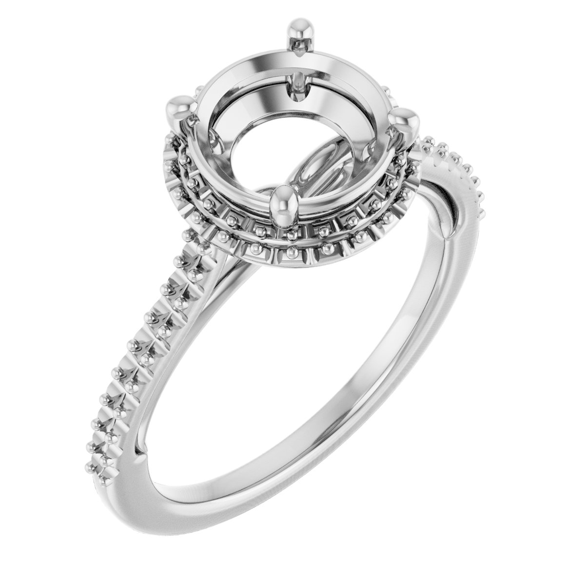 Halo-Style Engagement Ring
