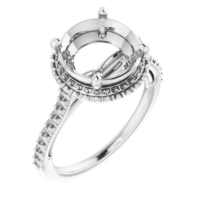 Halo-Style Engagement Ring