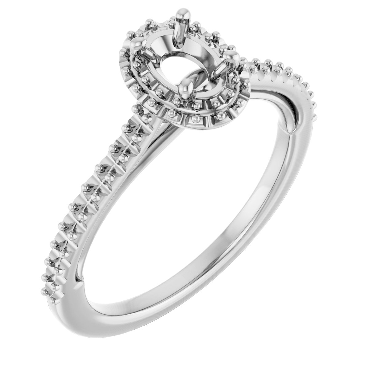 Halo-Style Engagement Ring