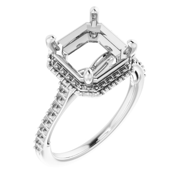 Halo-Style Engagement Ring
