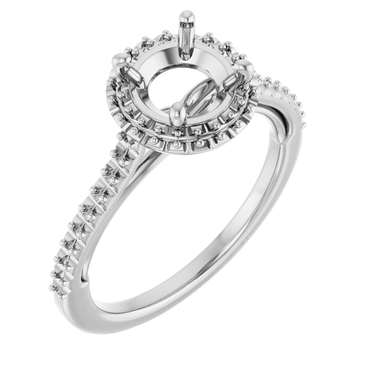 Halo-Style Engagement Ring