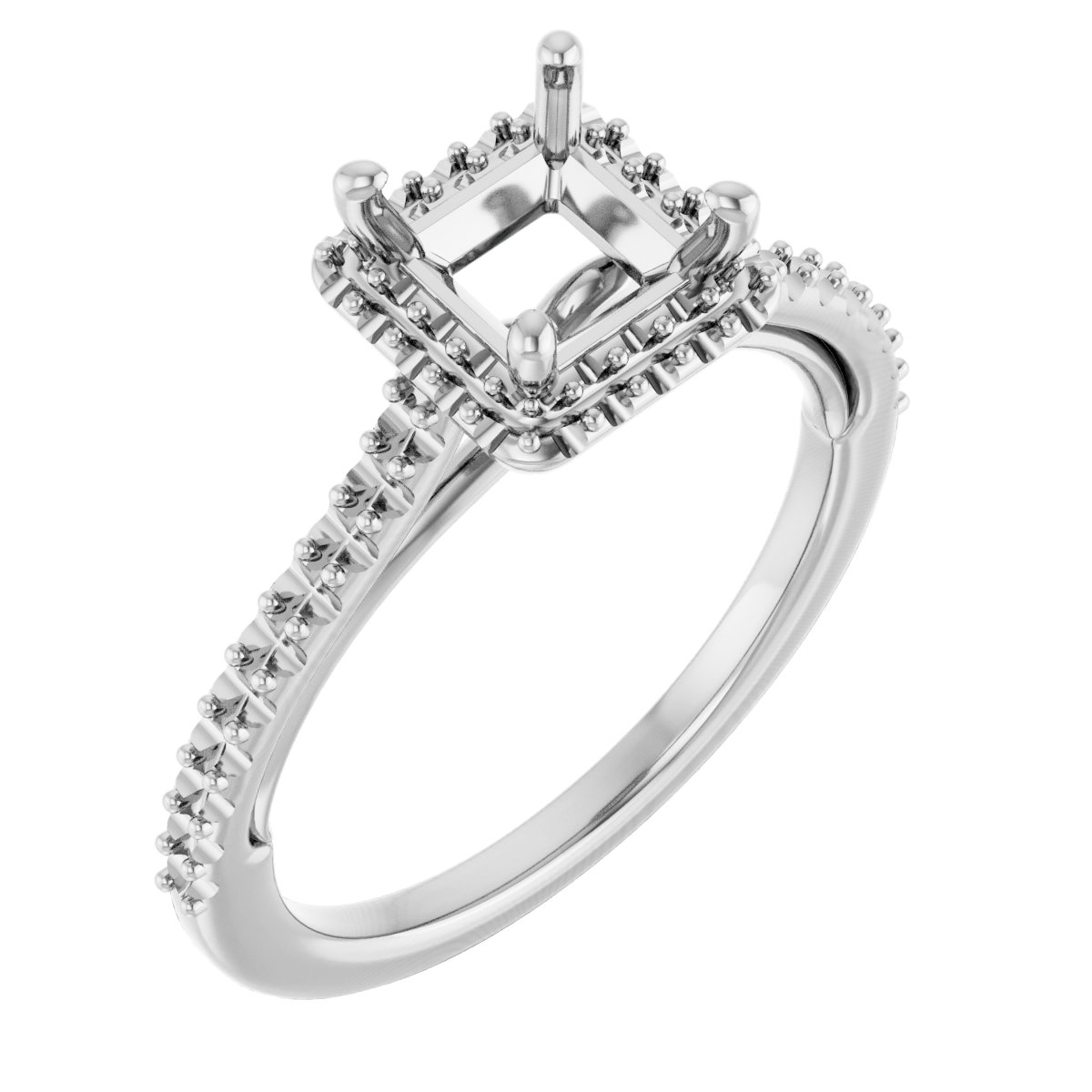 Halo-Style Engagement Ring