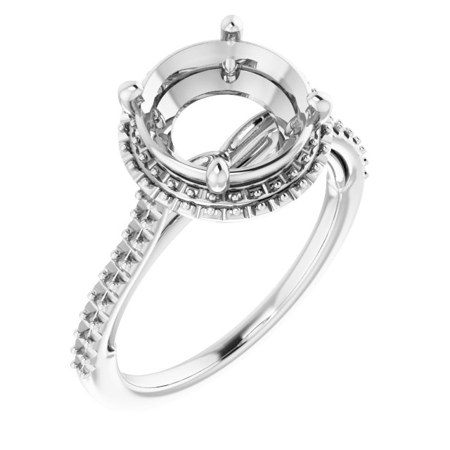 Halo-Style Engagement Ring