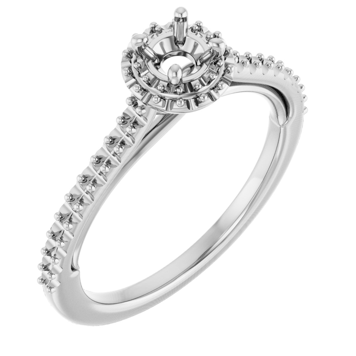 Halo-Style Engagement Ring