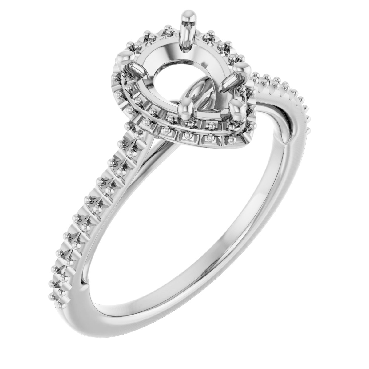 Halo-Style Engagement Ring