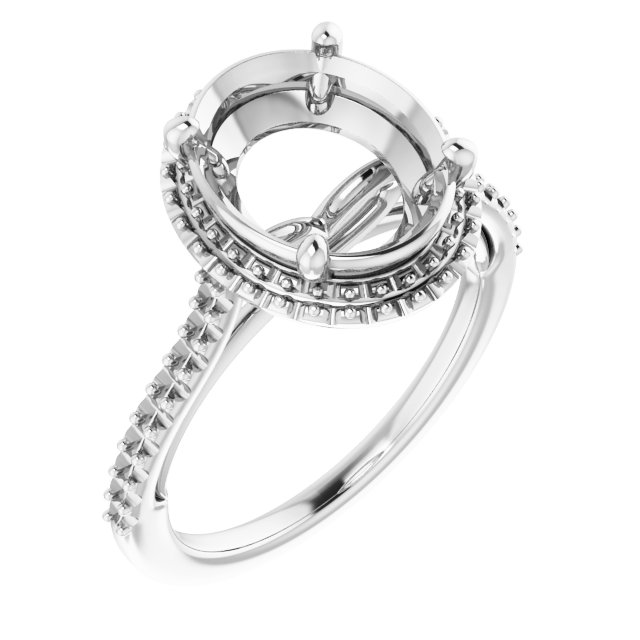 Halo-Style Engagement Ring
