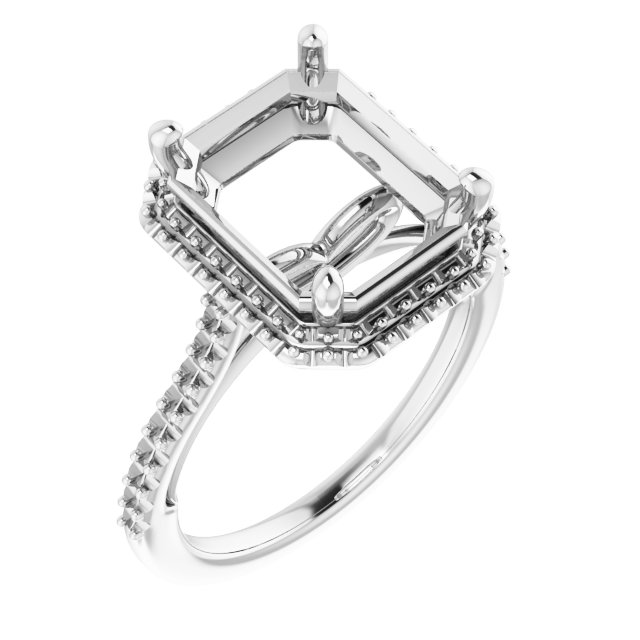 Halo-Style Engagement Ring