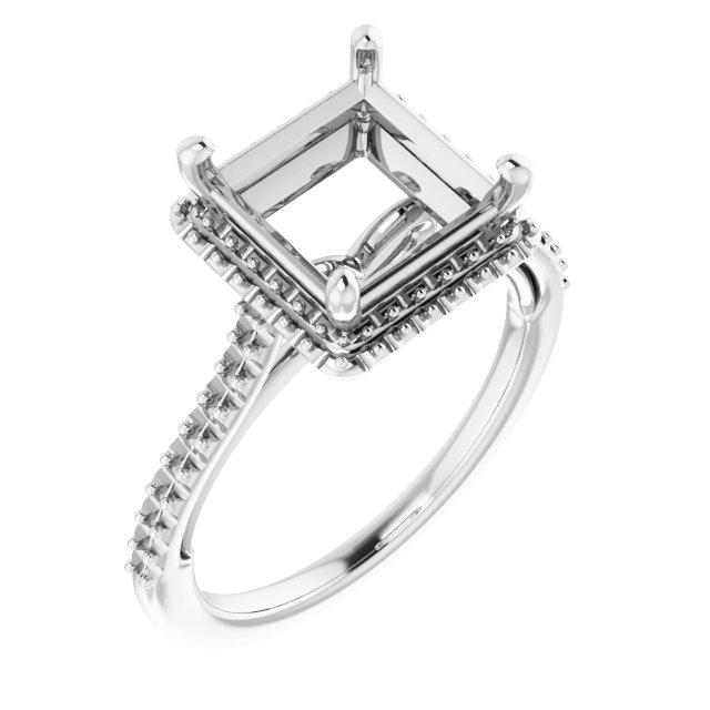 Halo-Style Engagement Ring