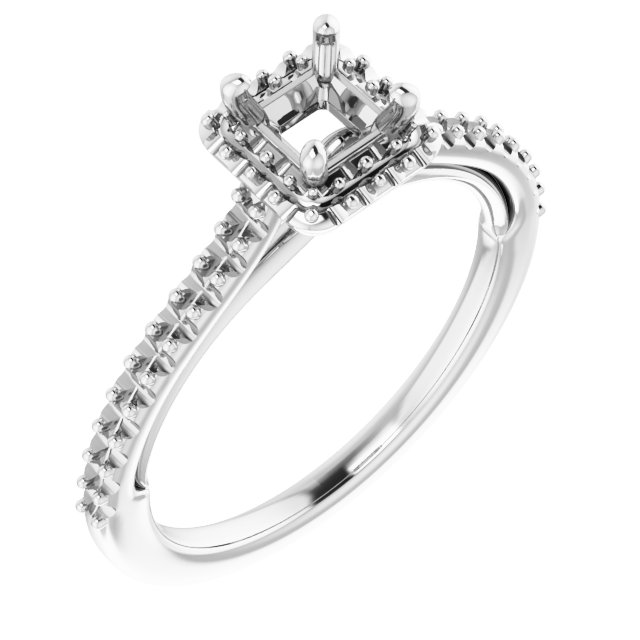 Halo-Style Engagement Ring