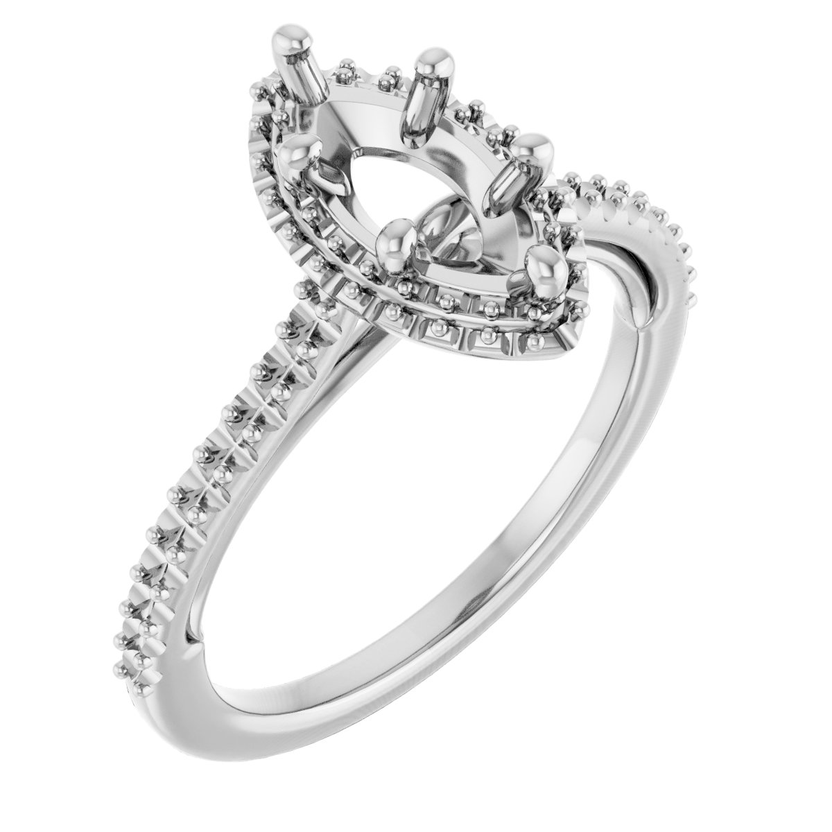 Halo-Style Engagement Ring
