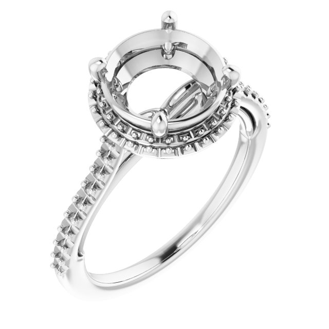 Halo-Style Engagement Ring