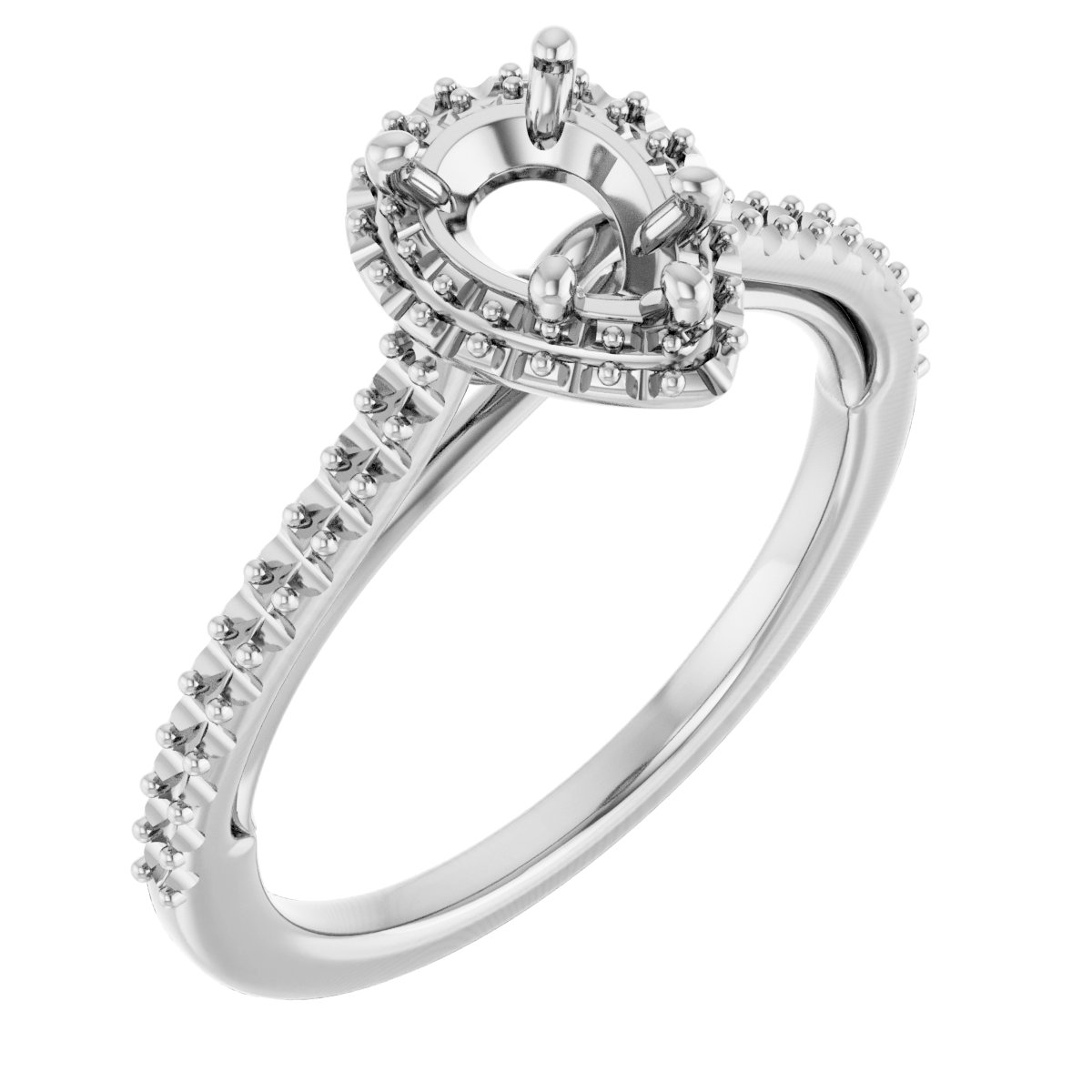 Halo-Style Engagement Ring