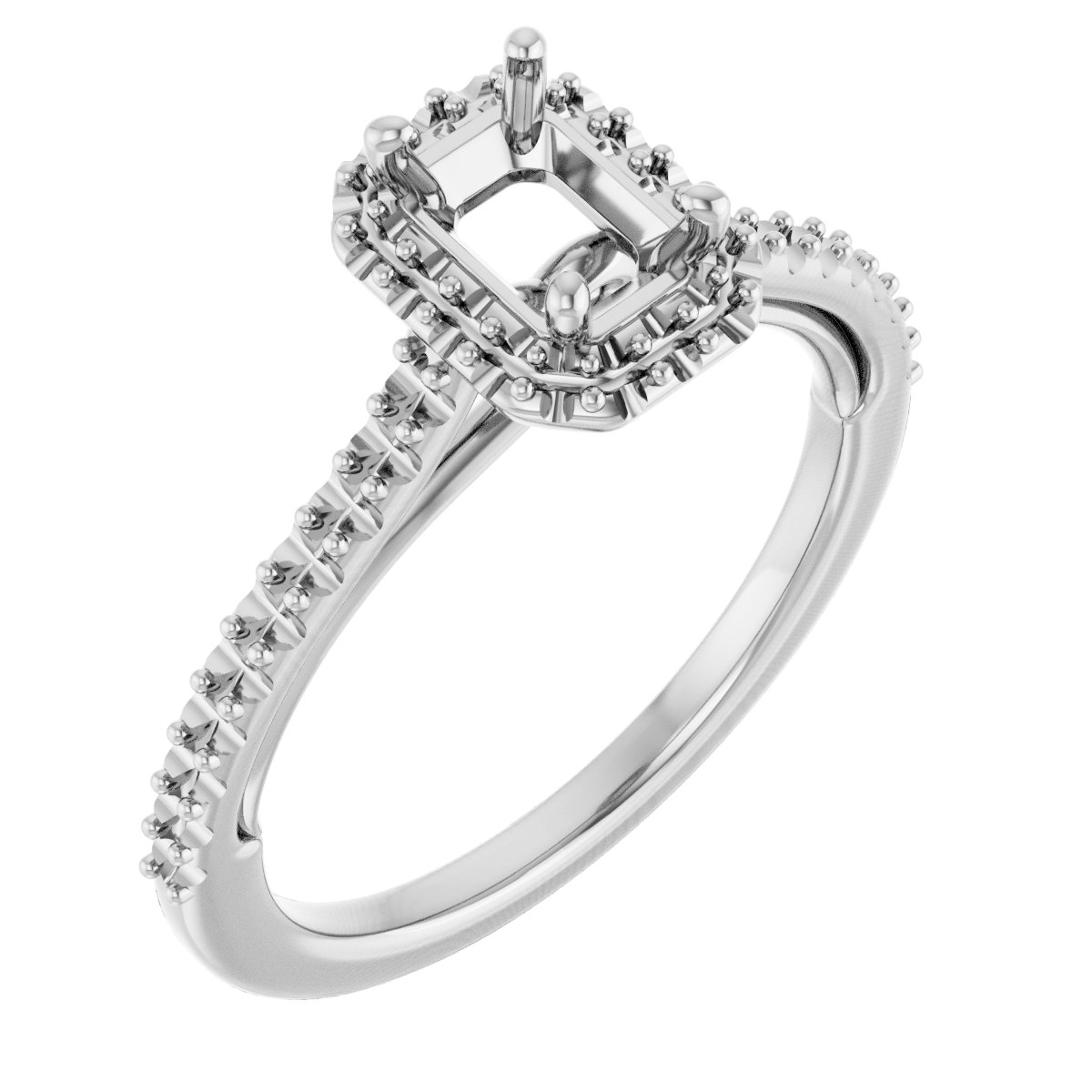Halo-Style Engagement Ring