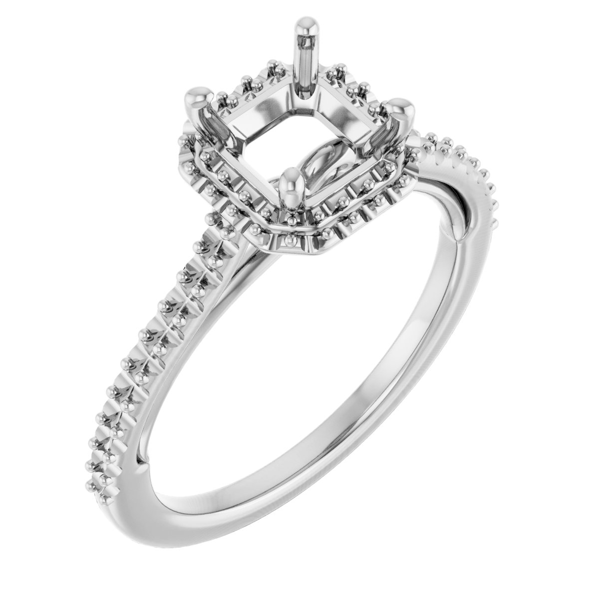 Halo-Style Engagement Ring