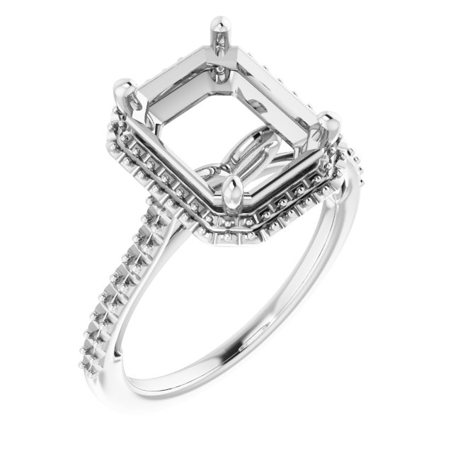 Halo-Style Engagement Ring