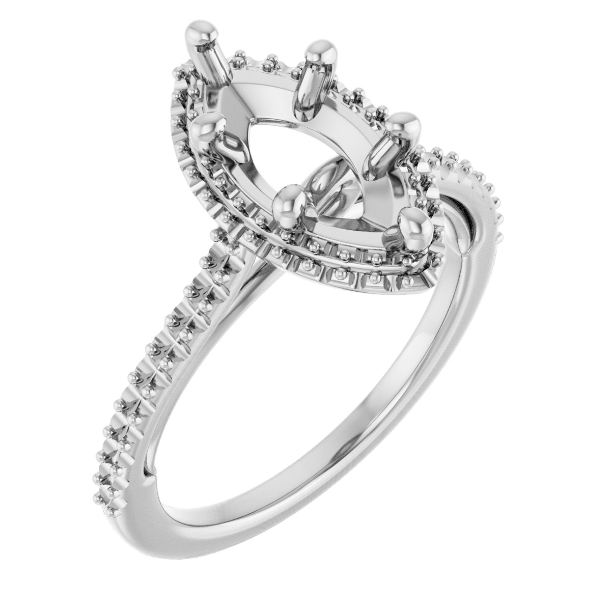 Halo-Style Engagement Ring